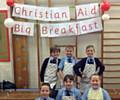 CHEFS on a mission, back, from left, Jack Gallery, Mark Bailey and James Butterworth. Front: Mary White, Lucy Bailey and Lydia Hardy