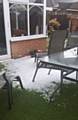 THE aftermath of the hail storm in High Crompton.