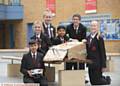 WINNERS Sonic Boom with team, from left, Mohammad Fezan, Heather Fish, Sophie Porter, Mohammed Ali, Isaac Jackson and Georgia Jones