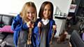 WE did it...twins Georgina and Arielle had their hair cut for the Little Princess Trust