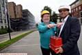 CAR park countdown . . . council leader Jean Stretton and deputy Abdul Jabbar 