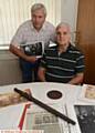 BERNARD Lees (left) and Alan Johnson, of Failsworth, are grandsons of L Cpl Lester