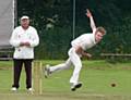 FIRST CLASS START . . . youngster Jamie Taylor has been among the wickets at Moorside