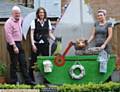 LEFT to right: Phil Whiteman, Lynne Mooney and Charlotte Jones (Old Bell Inn staff)