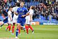 RYAN FLYNN . . . excelled in the midweek Checkatrade Trophy win at Fleetwood