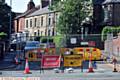 Sinkhole on Church Road in Shaw. Near junction to Rochdale Road.