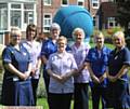 HOSPICE at Home nursing team, left to right, Lindsey Harper, Kath Crossley, Angela Hickson, Carole England, Brenda Harston, Joanne Mills and Julie Hague