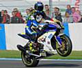 TOP 10 FINISH . . . Ashley Beech at Donington Park