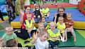 1st birthday party for Buttercup Corner Day Nursery, Chadderton. Pic shows Gemma Monthero (left) and Keeley Hadfield with children..