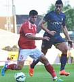 INFLUENTIAL MIDFIELDER . . . Swindon's Iraqi-born star Yaser Kasim