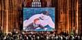 A performance of The Snowman by the production company in Chester Cathedral 