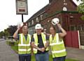 WINDMILL licensees (from left) Mark Harold, Jason Parker and Tracy Harold