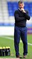 I CAN'T LOOK . . . Athletic boss Stephen Robinson during Saturday's woeful display against Swindon Town.