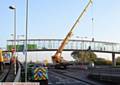 Union Street West footbridge being renovated..