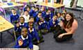 GIVE us a wave . . . the Northmoor Academy Year 2 class with teacher Charlotte Brown