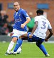 PENALTY WINNER . . . Lee Croft 