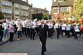 Wellington Brass Band, from New Zealand make a guest appearance at Dobcross Band Club to compensate for missing the Whit Friday Band contest. They are in Britain to take part in the 164th British Open Brass Band Championships in Birmingham at the weekend. Pic shows the band marching through Dobcross.