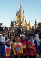 MAGIC...Mel Hall (left), Emma Buckley, Janet Appleyard, Karen Mayes and Lorna Fennel, of Oldham and Royton Harriers, at Disney World