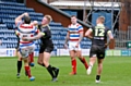 Danny Bridge (centre) when he was playing for Hornets 