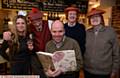 LEFT to right, Chronicle reporter Gill Potts, Bill Richardson, Robbie MacDonald, David Asquith, Geoffrey Nelson