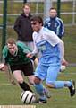 HAT-TRICK MAN . . . Heyside's Chris Ollerton
