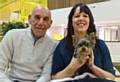 NEW home for Simon the Yorkie with Les and Deborah