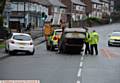 Road accident Oldham Road Grotton.