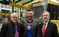 Pictured are: (l-r) Peter Cushing (TfGM Metrolink Director), Cllr Carl Austin-Behan (The Lord Mayor of Manchester), and Cllr Andrew Fender (Chair, TfGM Committee)