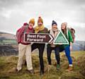 PICTURED left to right: Craig Anderson, James McLean, Rose McPhilemy and Claire-Marie Seddon