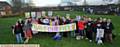 PROTEST . . . Residents and members Bardsley Community Association at the Keb Lane site
