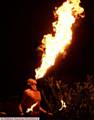 IMPRESSIVE . . . fire eater Craig Batchelor