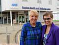 HEALTH care assistant Debbie Moulton (left) and Dr. Helena Thornton