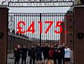 JAKE Allingan (fourth from left), with fellow members of Warwick Unversity football club, arrive at Anfield