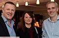 BRUCE Davie (Zen Office), left, Samantha Barber and Graham Souter (Ribble Packaging)