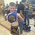 BRAYDEN Watson who won the eight to 10 years belt in the British Open Championship in Solihull
