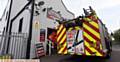 ARSON attack . . . firefighters were called to Powermill Gym and Fitness