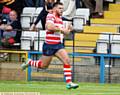 DAVE HEWITT . . . scored one of two Oldham tries in the defeat at Bradford.