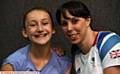 Acacia meet Olympic medalist Beth Tweddle. Photo by Darren Robinson