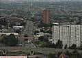 MANCHESTER Street, Summervale House and Crossbank House viewed from the Civic Centre tower block 