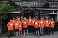 SNOWDONIA here we come . . . The UCrew walkers including Alan Keane (front, fourth left) Jo and Jeff Taylor (back left) with children Regan and Faron, Euey Madden (centre) and Estelle Brooks (back, fifth left)