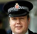 Councillor Chris Gloster when he was police inspector