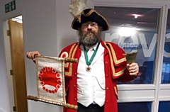 Shaw and Crompton Town Crier Marcus Emms