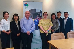 Pictured (left to right): Aeri Yoo (Interpreter), Namhui Hwang, (Research Fellow, Population Policy Research Dept, Korea Institute for Health and Social Affairs), Mark Wynn, (Director HMR Circle), Leanne Chorlton, (Operations Manager, HMR Circle), Sung Eun Lim, (Research Fellow, Population Policy Research Dept. Korea Institute for Health & Social Affairs), Taegil Ha, (Secretary-The Presidential Committee on Jobs), Taewoo Kim, (Deputy Director-The Presidential Committee on Jobs)