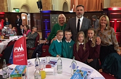 The graduation event was hosted by David Walliams OBE