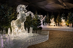 The frosty festive village promises 'breathtaking ice attractions'