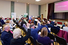 Voting in new Trustees at Action Together's AGM