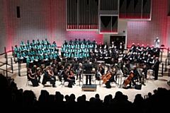 The Oldham Choral Society produced a 'magnificent' concert at the Royal Northern College of Music.

Picture courtesy of John Hesten