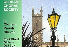 Oldham Choral Society will join forces with the Ashton Band on December 21