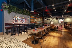 The new Barburrito fit-out at Manchester Arndale 