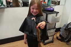 Darcey shows off her shorn locks